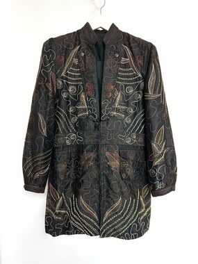 SILK✨ Hand Embroidered Jacket Made in Nepal